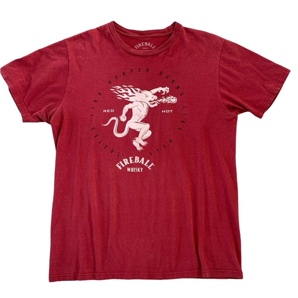 Fireball Whiskey Red Hot devil t-shirt